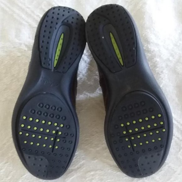 Clarks Wave Brown Leather Upper Ladies 7M - Picture 3 of 7